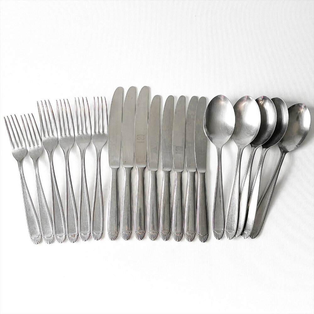 19pc Valco Germany Rostfrei Stainless Steel Forks Knives Spoons Flatware